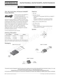 HUFA75339G3 Datasheet Copertura