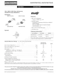 HUFA75617D3ST Datenblatt Cover