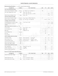 HUFA75823D3ST Datasheet Pagina 2