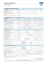 IRF624STRR Datasheet Pagina 2