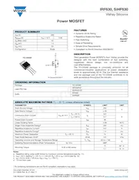 IRF630L Datasheet Copertura