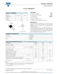 IRF634L Datasheet Copertura