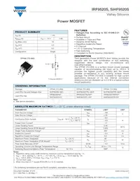 IRF9520STRR Datenblatt Cover