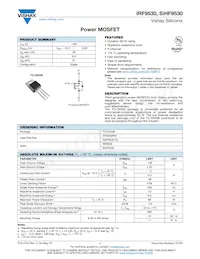 IRF9530 Datasheet Copertura