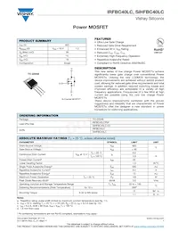 IRFBC40LC Datasheet Copertura