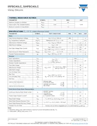 IRFBC40LC Datasheet Page 2