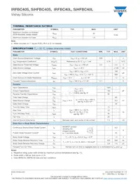 IRFBC40STRR Datasheet Pagina 2