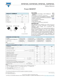 IRFBF20STRR Datasheet Copertura