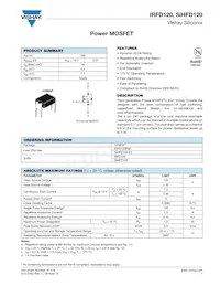 IRFD120 Datenblatt Cover