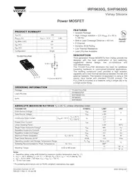 IRFI9630G Datasheet Cover