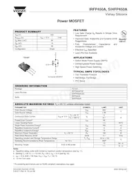 IRFP450A數據表 封面