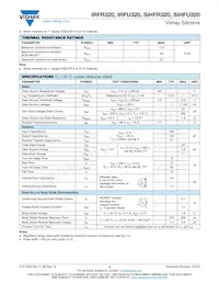 IRFR320TRR Datenblatt Seite 2