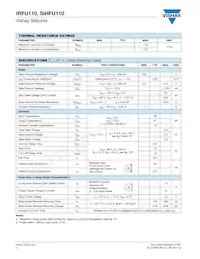 IRFU110 Datasheet Pagina 2