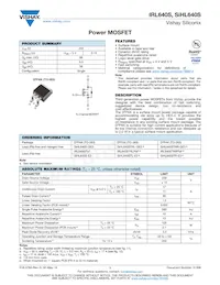 IRL640STRR Datasheet Copertura