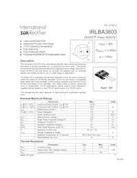 IRLBA3803 Datenblatt Cover