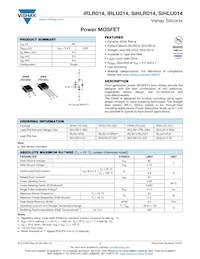 IRLR014TRR Datenblatt Cover