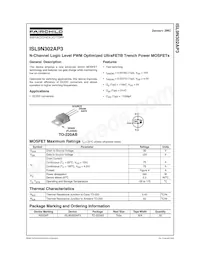 ISL9N302AP3 Cover