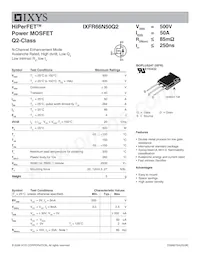 IXFR66N50Q2數據表 封面