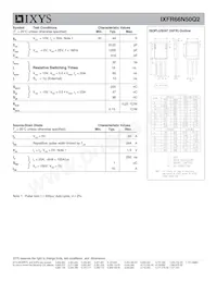 IXFR66N50Q2數據表 頁面 2