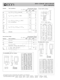IXFV110N10PS Datasheet Pagina 2
