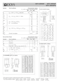 IXFV26N50PS Datasheet Pagina 2