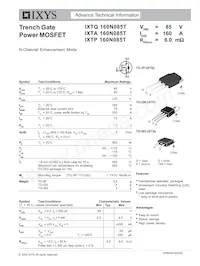 IXTQ160N085T Datasheet Copertura