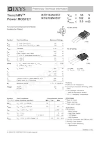 IXTQ182N055T Datenblatt Cover