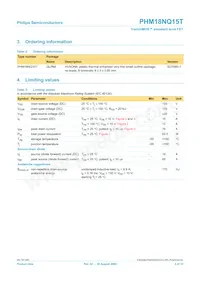 PHM18NQ15T Datasheet Pagina 2