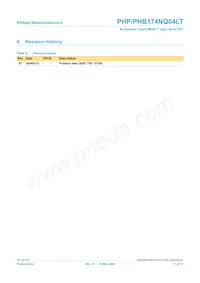 PHP174NQ04LT Datasheet Page 11