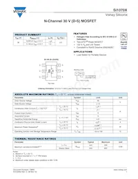 SI1070X-T1-E3數據表 封面