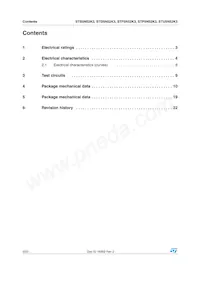 STB5N52K3 Datasheet Page 2