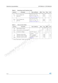 STD70N2LH5數據表 頁面 4