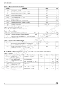 STE48NM60 Datenblatt Seite 2