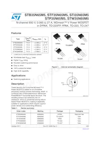 STI35N65M5 Datenblatt Cover