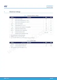 STP6N52K3數據表 頁面 2