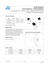 STW150NF55 Datenblatt Cover