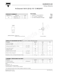 SUM40N10-30-E3 Datasheet Copertura