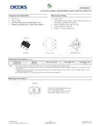 ZVP0545GTC數據表 封面