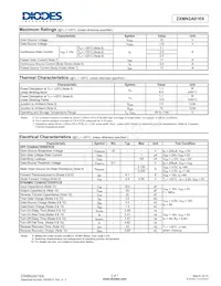ZXMN2A01E6TC Datasheet Pagina 2