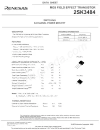 2SK3484(0)-Z-E1-AZ Datasheet Pagina 3