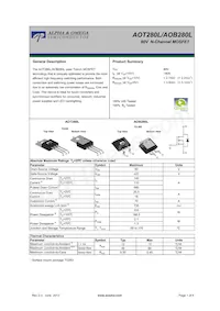 AOB280L Datenblatt Cover