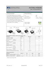 AOT296L Datenblatt Cover