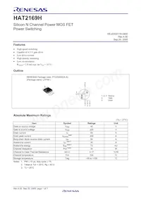 HAT2169H-EL-E Datasheet Pagina 3