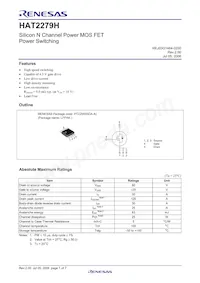 HAT2279H-EL-E Datasheet Pagina 3