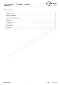 IPD80R750P7ATMA1 Datasheet Page 2