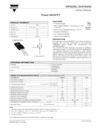 IRFI830G數據表 封面