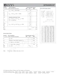 IXFN300N10P Datasheet Page 2