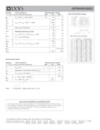 IXFN44N100Q3 Datasheet Page 2