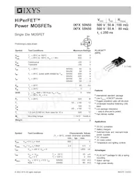 IXFX55N50 Datasheet Cover