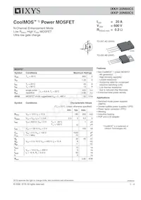 IXKH20N60C5 Datenblatt Cover